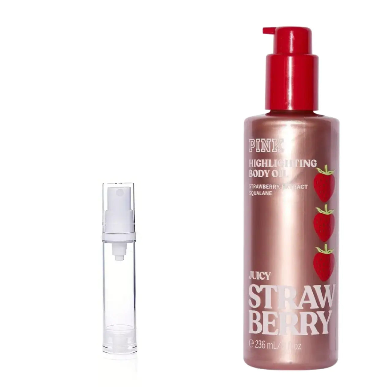 Victoria's Secret Pink Juicy Strawberry Highlighting Body Oil - Taksima
