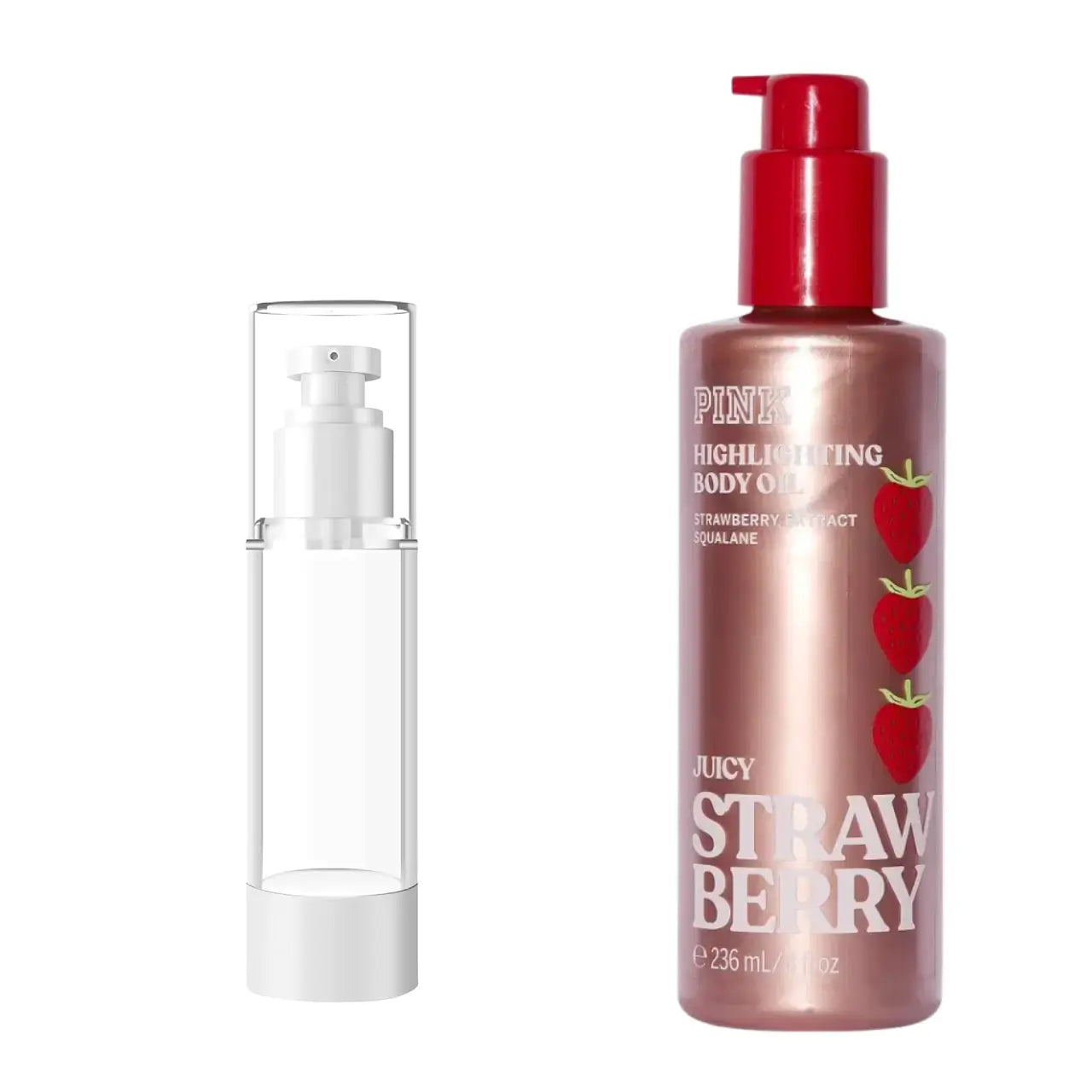 Victoria's Secret Pink Juicy Strawberry Highlighting Body Oil - Taksima