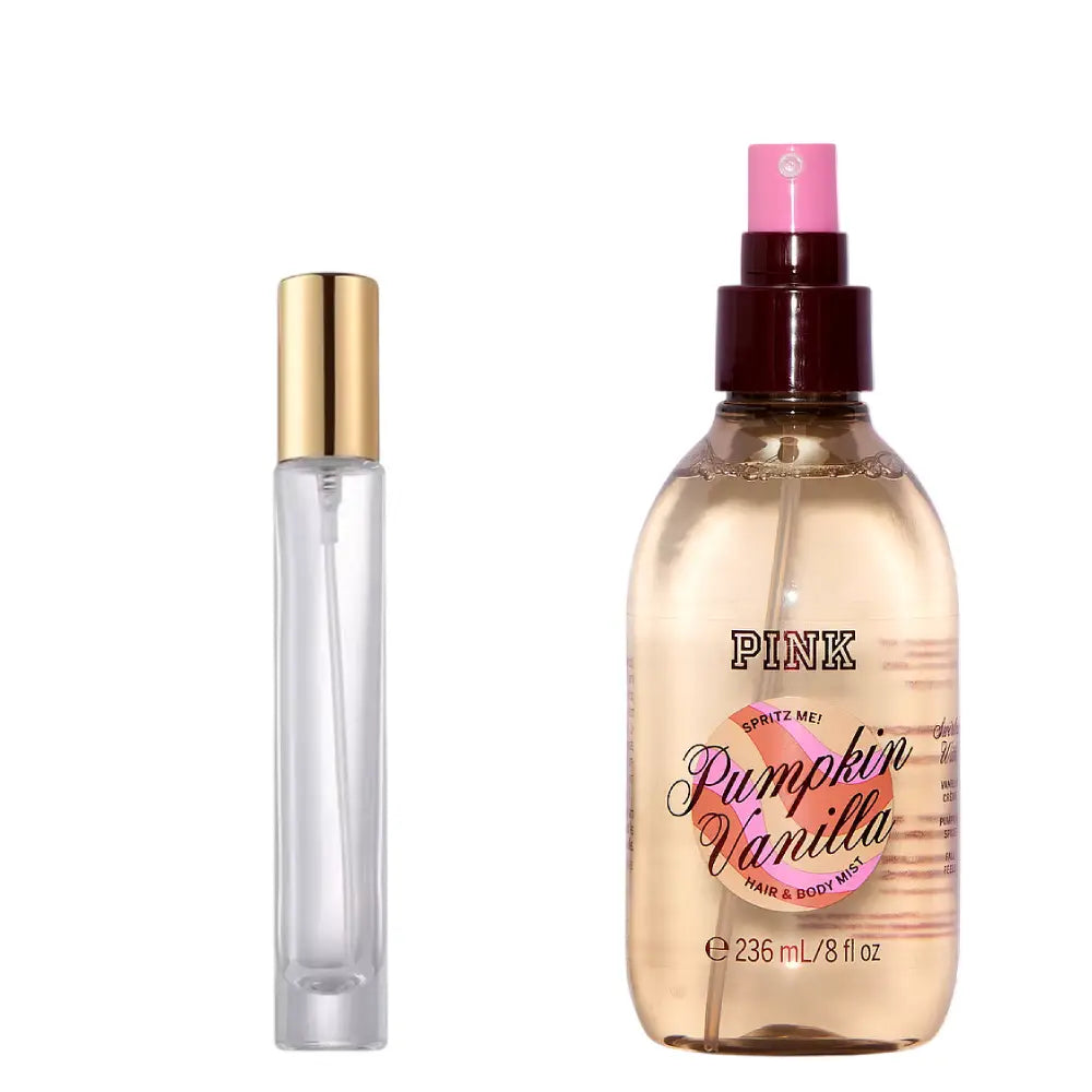 Victoria’s Secret Pink Pumpkin Vanilla Hair & Body Mist (Decant تقسيمة)