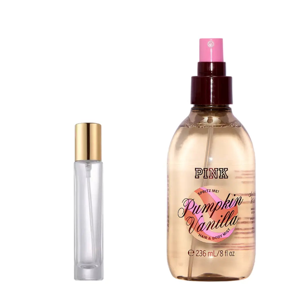 Victoria’s Secret Pink Pumpkin Vanilla Hair & Body Mist (Decant تقسيمة)