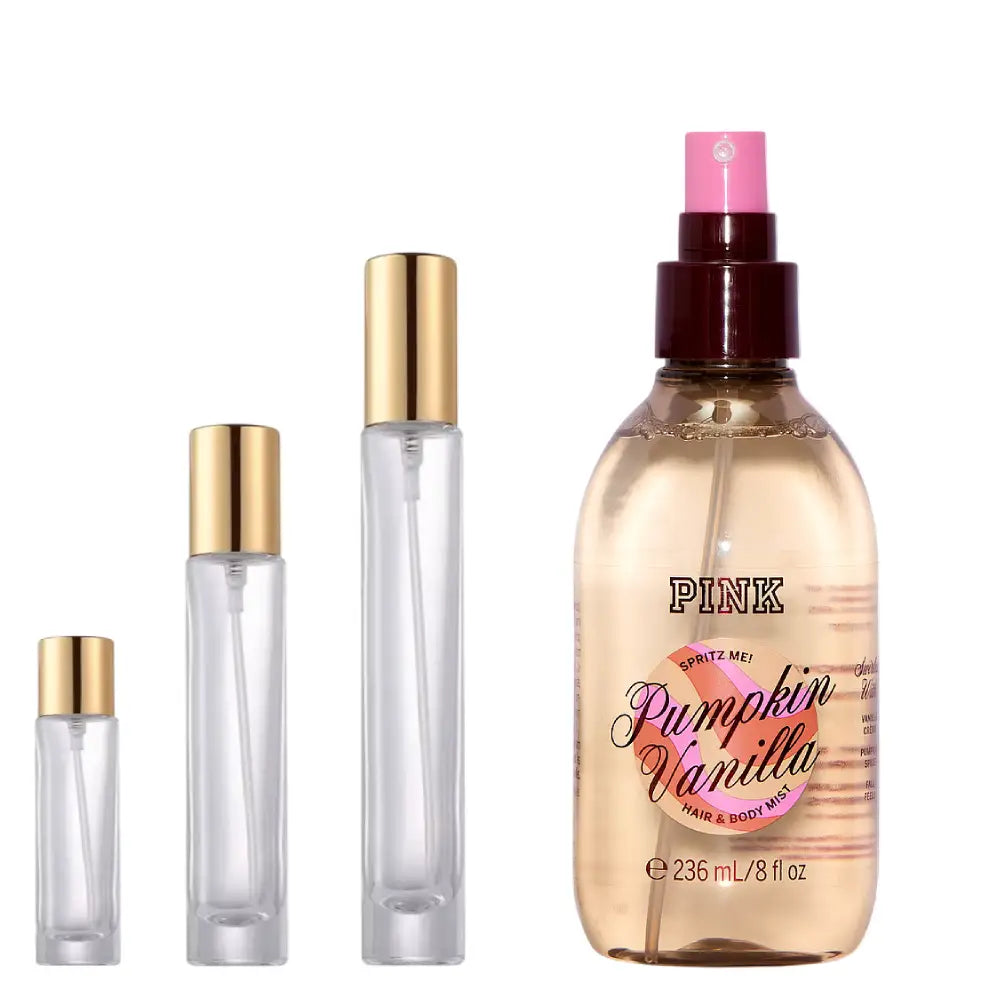 Victoria’s Secret Pink Pumpkin Vanilla Hair & Body Mist (Decant تقسيمة)